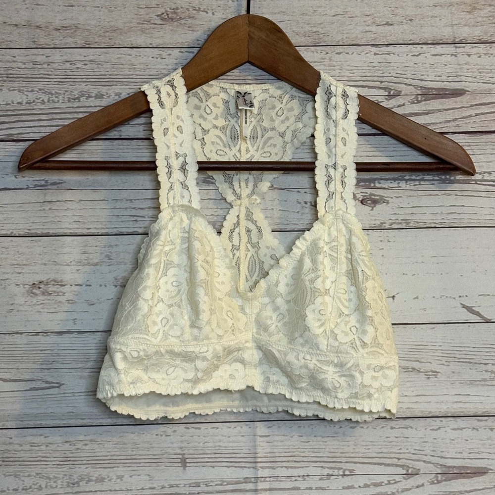 Intimately by Free People Bralette 2pk Black White‎ S/P - Picture 7 of 10